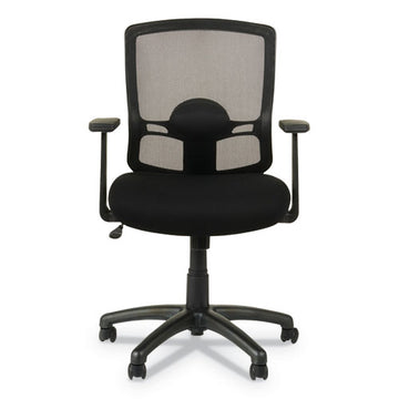 Alera® Alera Etros Series Mesh Mid-back Chair, Supports Up To 275 Lb, 18.03" To 21.96" Seat Height, Black freeshipping - TVN Wholesale